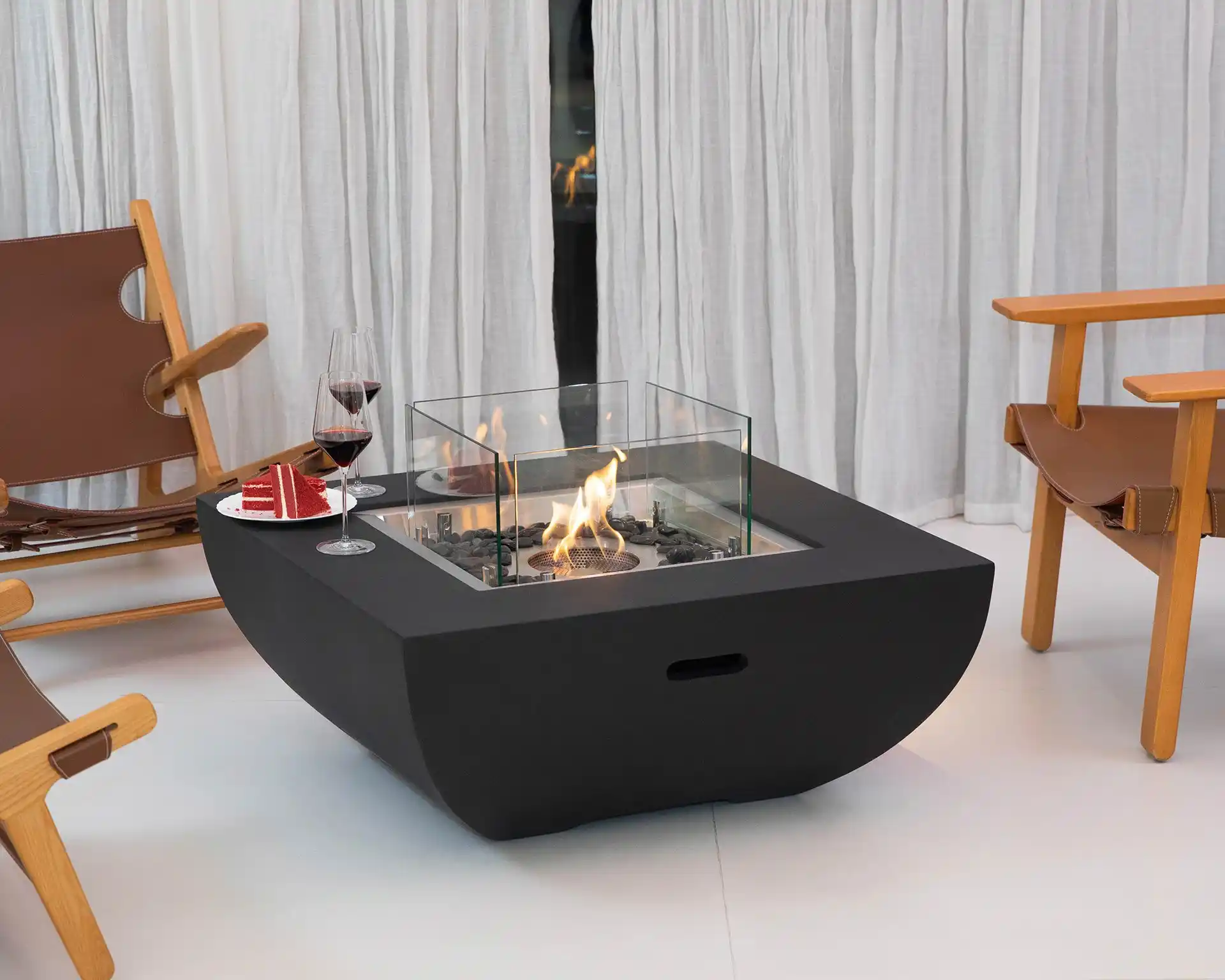 AURORA ethanol fire feature