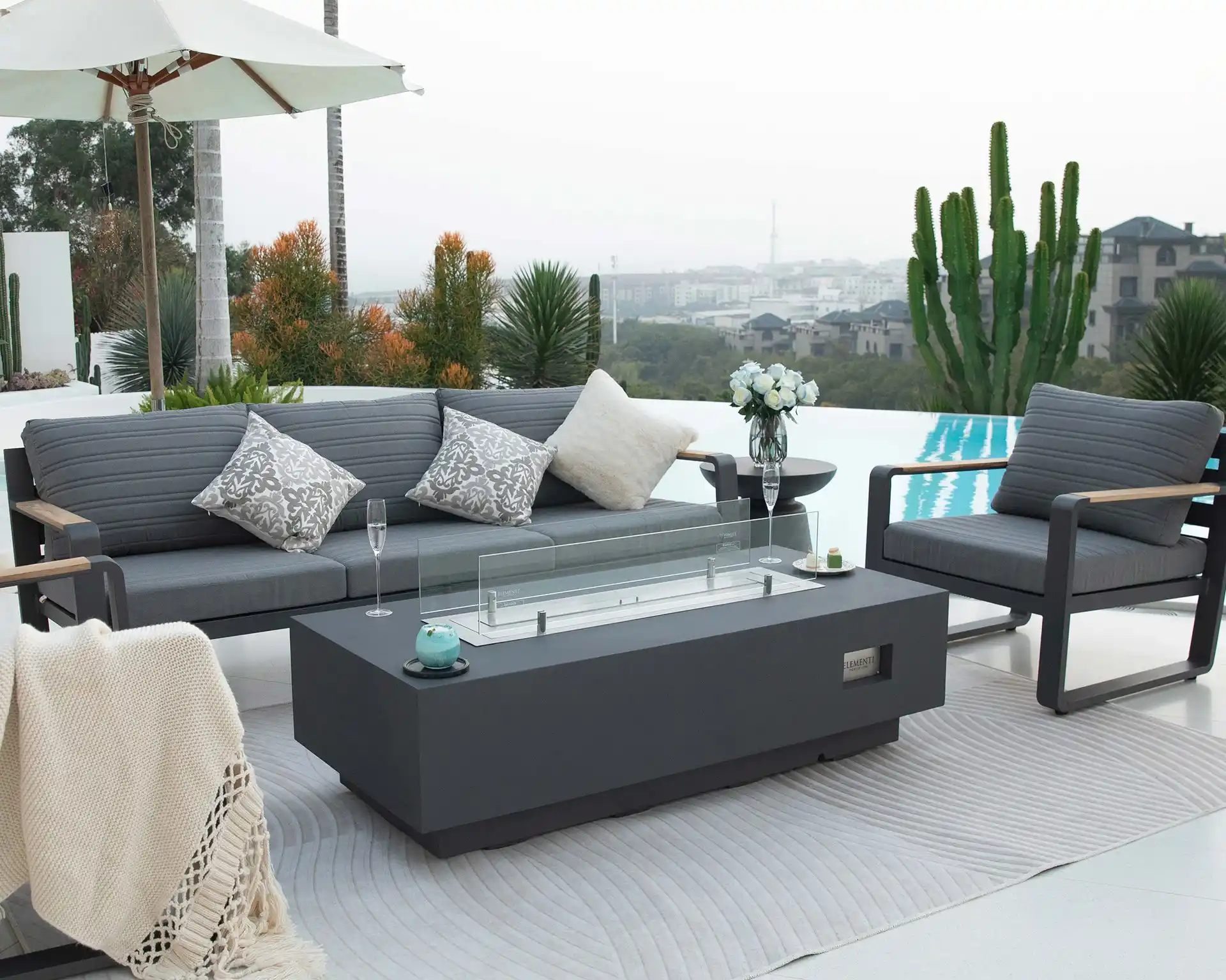 GRANVILLE ethanol fire feature