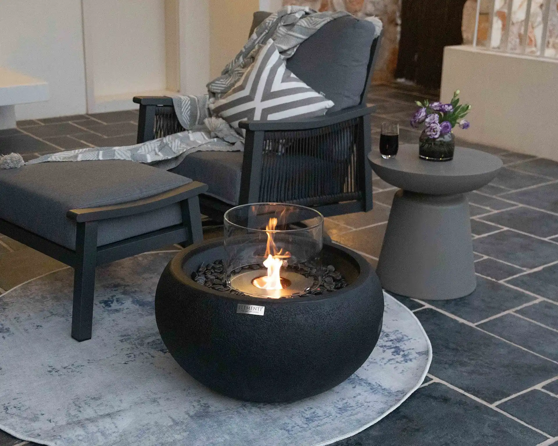 YORK ethanol fire feature