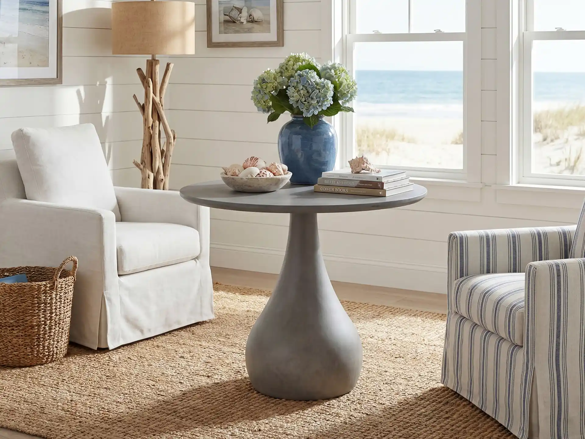 Table de lounge ronde moyenne 鈥?2
