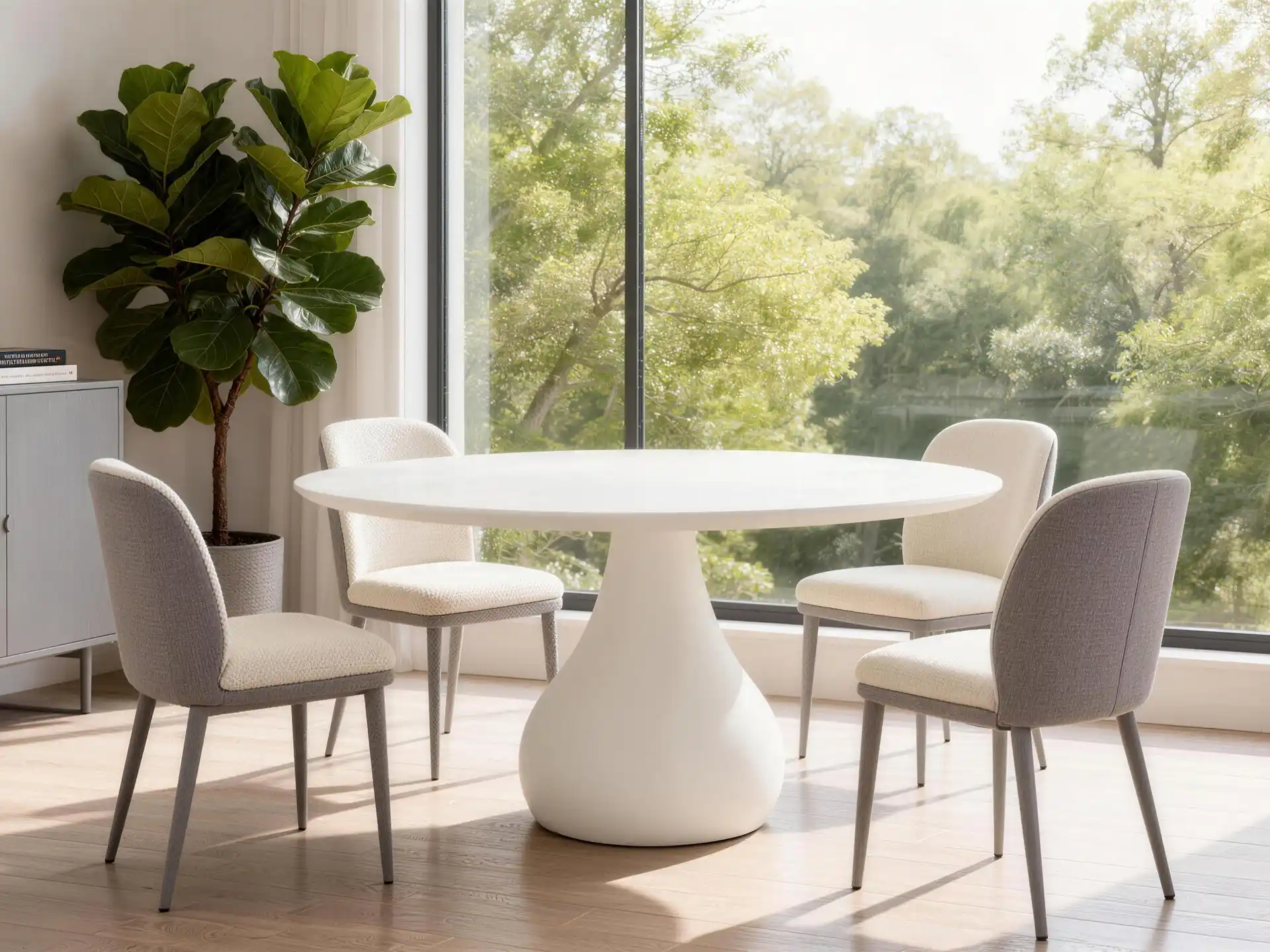 Grande table à manger ronde 鈥?1