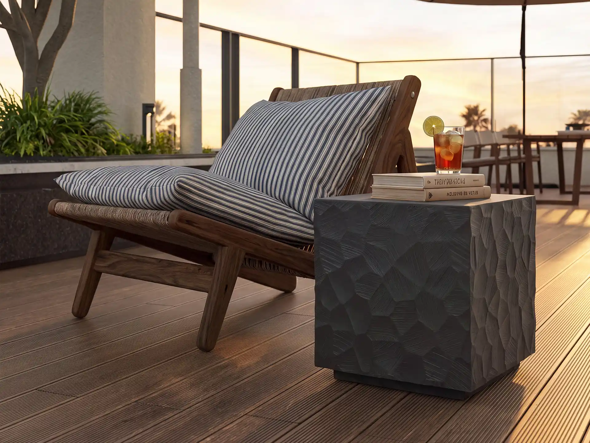 Table d'appoint moyenne / Bloc 鈥?1