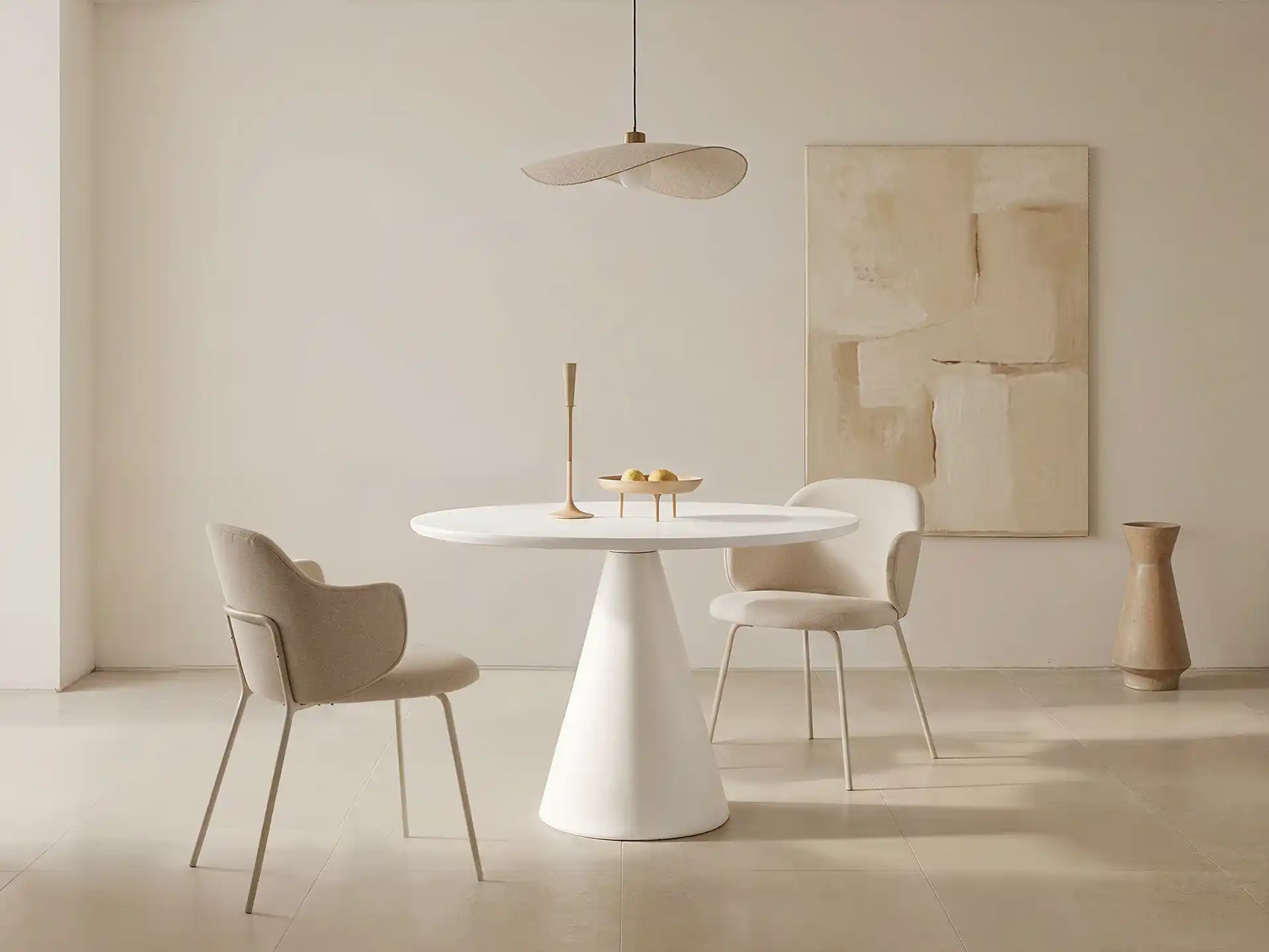Table de lounge ronde moyenne 鈥?1