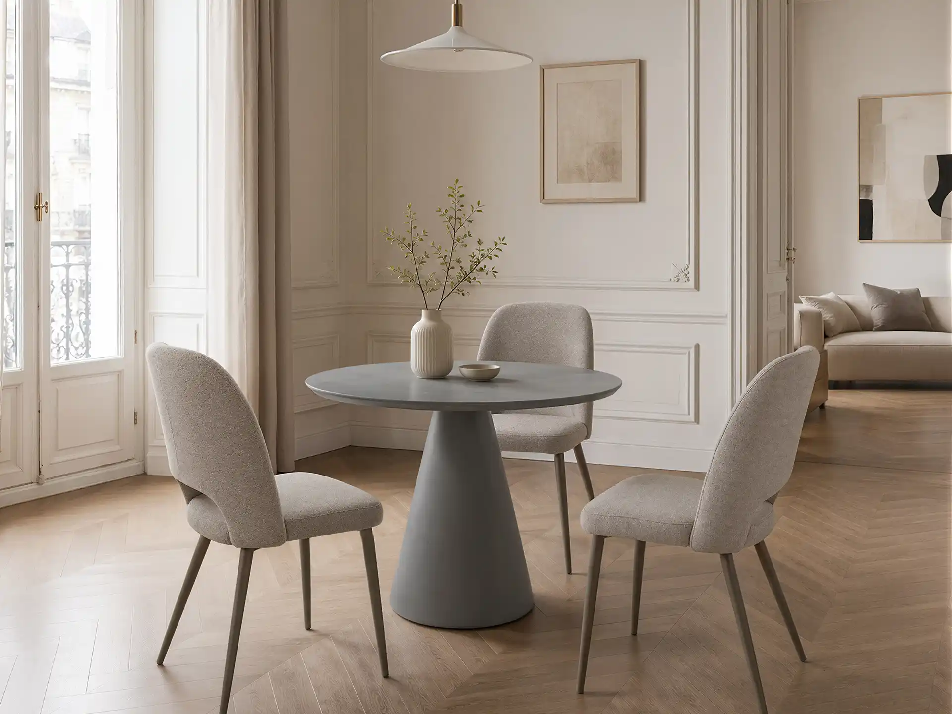 Petite table de lounge ronde 鈥?1