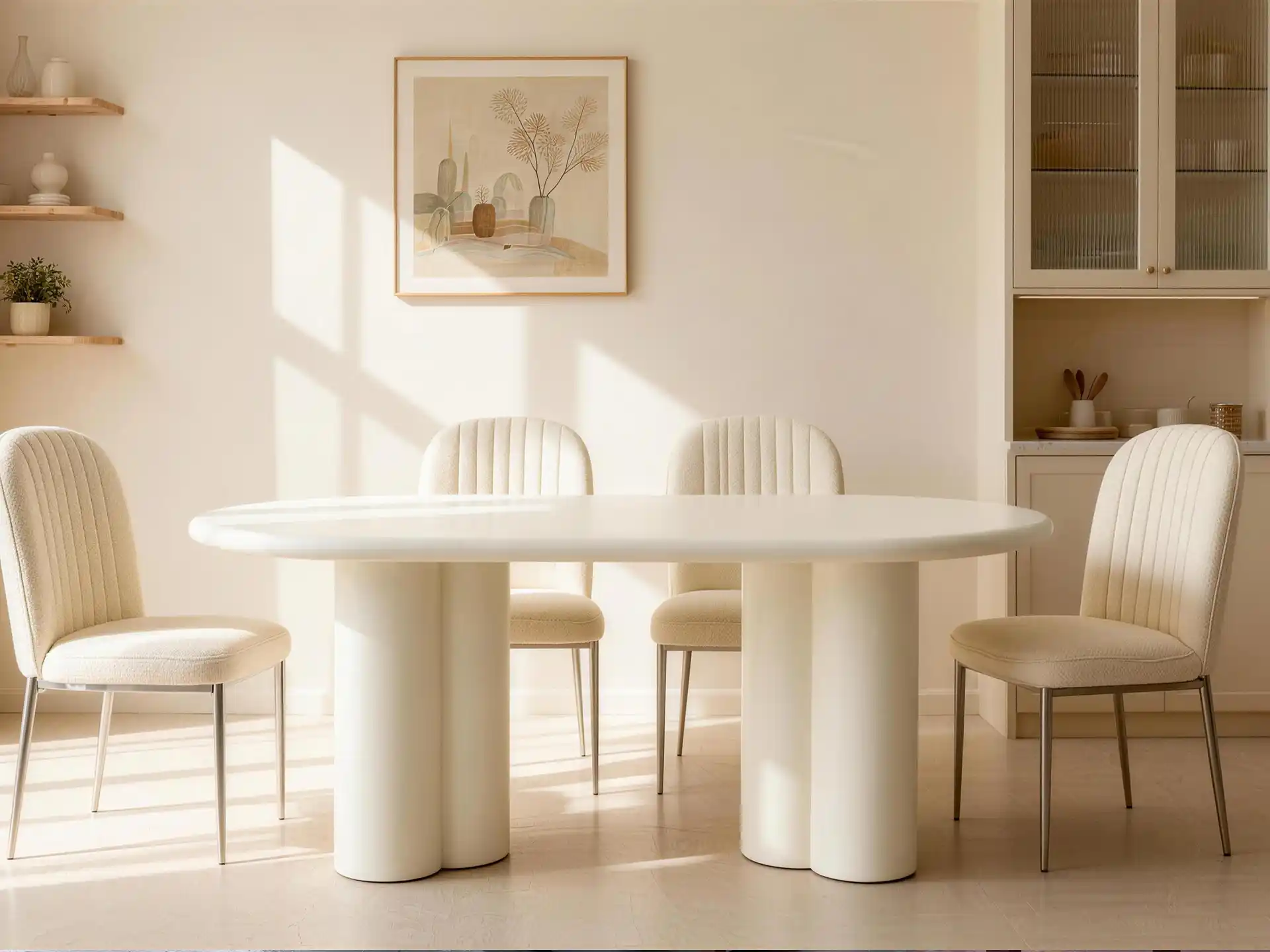 Table à manger rectangulaire moyenne 鈥?1